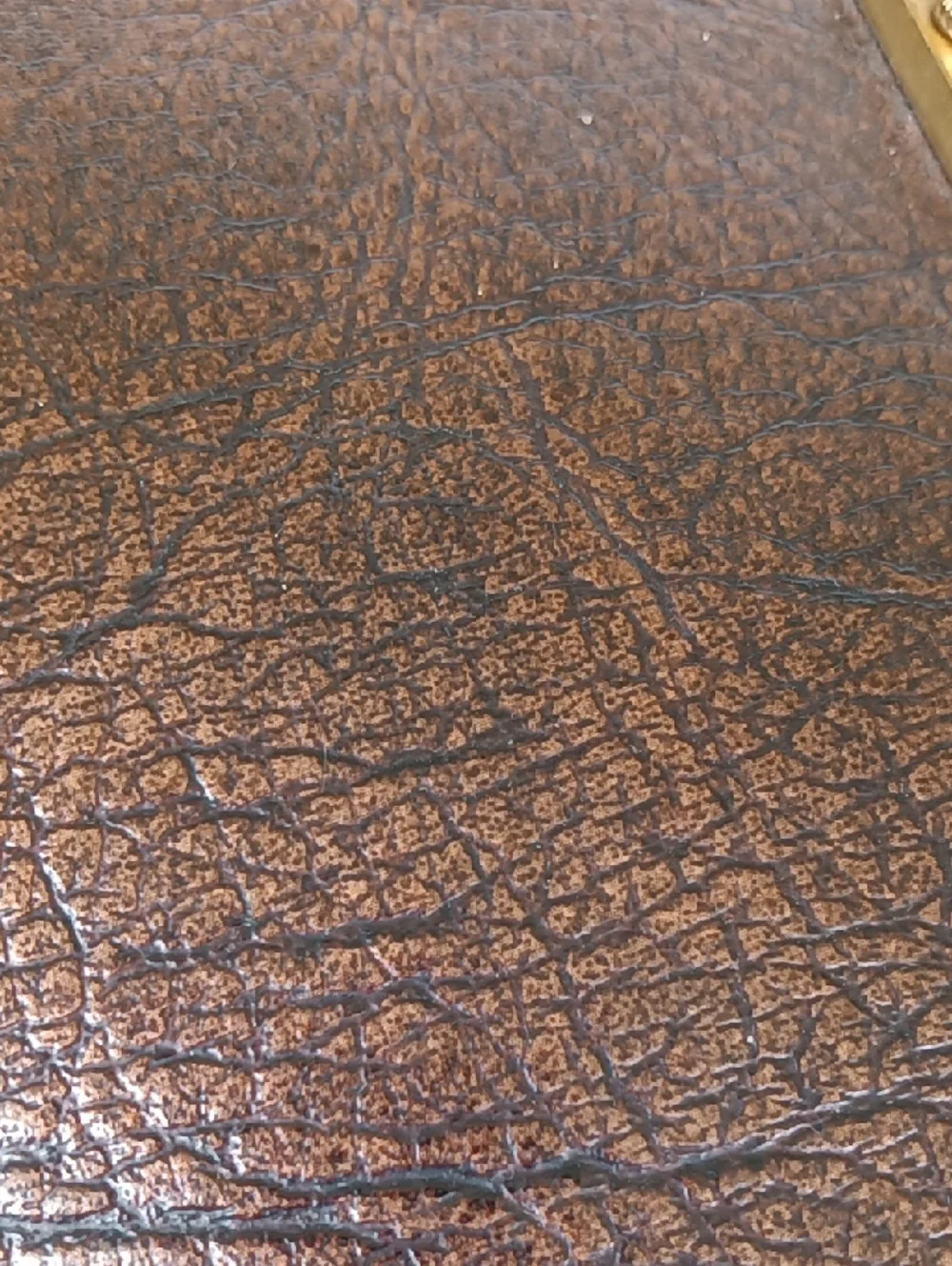Rare Hartmann Vintage Embossed Leather Document Folio Briefcase Portfolio